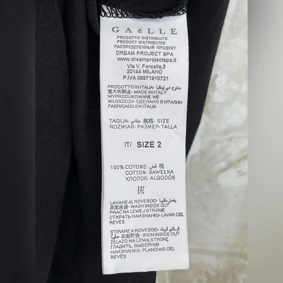 GAëLLE Paris TANK TOP size 2